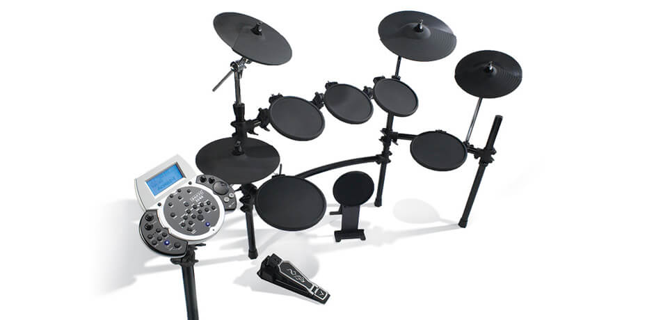 Simmons SD9K electronic drum kit overhead shot