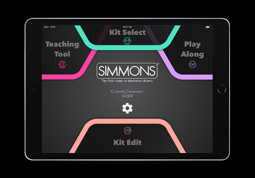 Simmons Advanced App get started feature on Ipad