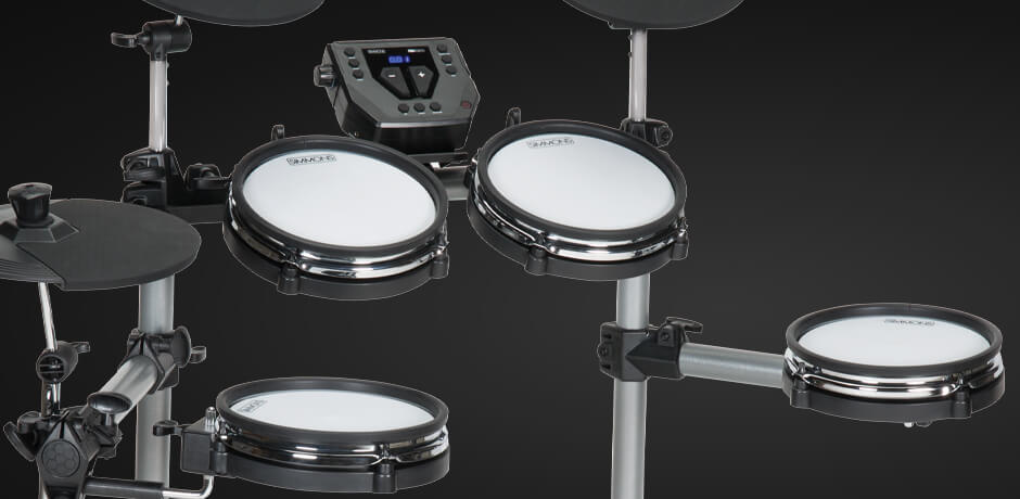 Simmons SD350 electronic drum kit with 3 cymbals