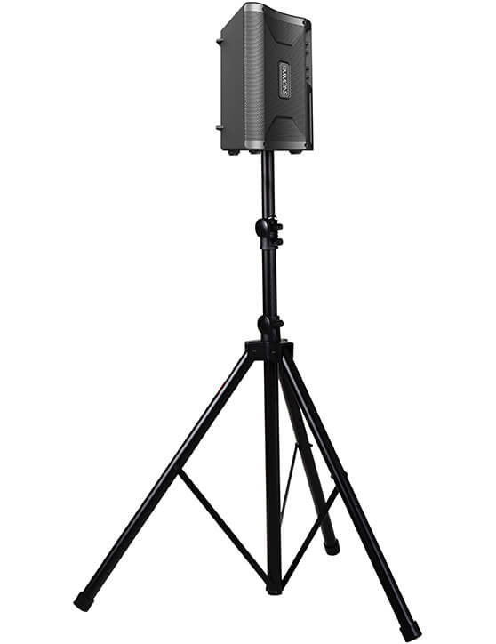 Simmons DA2108 electronic drum amplifier pole mounted angled right