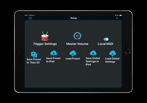 Simmons Drums 2 App Setup